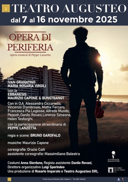 dal 7 al 16 novembre - OPERA DI PERIFERIA - TEATRO AUGUSTEO - Napoli