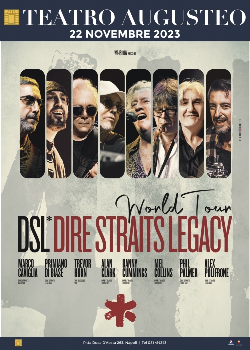 22 novembre 2023 - DIRE STRAITS LEGACY - Teatro Augusteo - Napoli