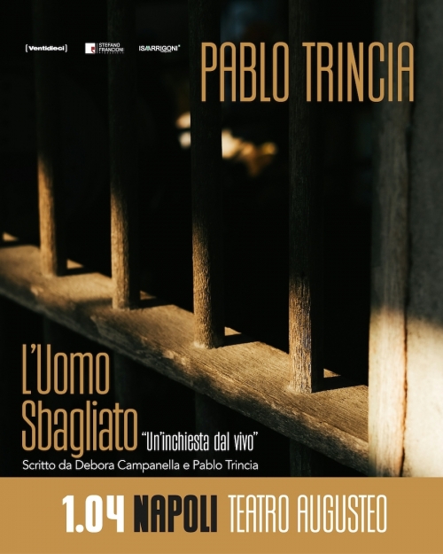 1 aprile 2026 - PABLO TRINCIA - TEATRO AUGUSTEO - Napoli