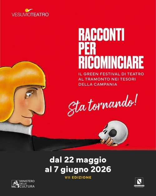 Dal 22 maggio al 7 giugno 2026 - RACCONTI PER RICOMINCIARE - TEATRO AUGUSTEO - Napoli