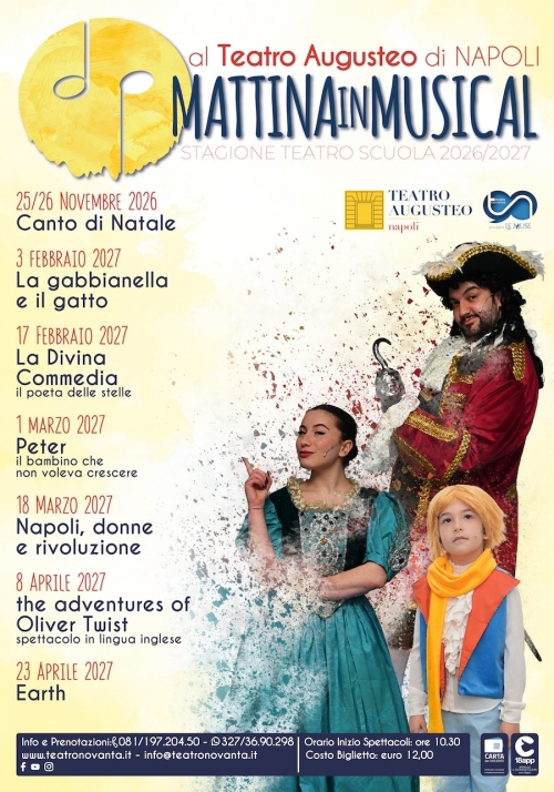 RASSEGNA TEATRO SCUOLA 2026.2027 - TEATRO AUGUSTEO - Napoli
